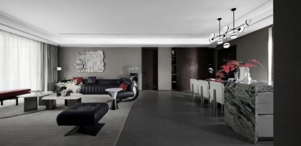 黑白主色調與紅色的和諧搭配,自由與儀式感兼得的設計 黑白主色調與紅色的和諧搭配,自由與儀式感兼得的設計