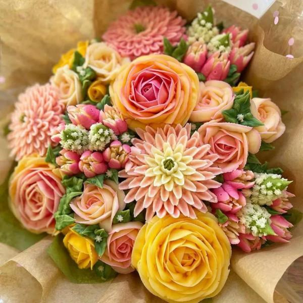 分享圖片——奶油花束