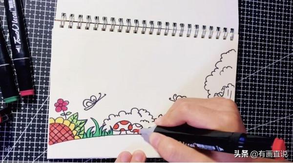 創意兒童畫:分享三款萬能背景畫法,卡通簡筆畫風格,收藏備用 創意兒童畫:分享三款萬能背景畫法,卡通簡筆畫風格,收藏備用