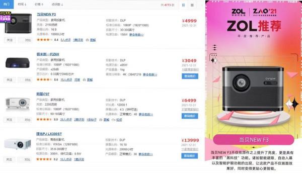 2022年年貨節當貝NEW F3又賣斷貨了 它到底寶藏在哪裡？