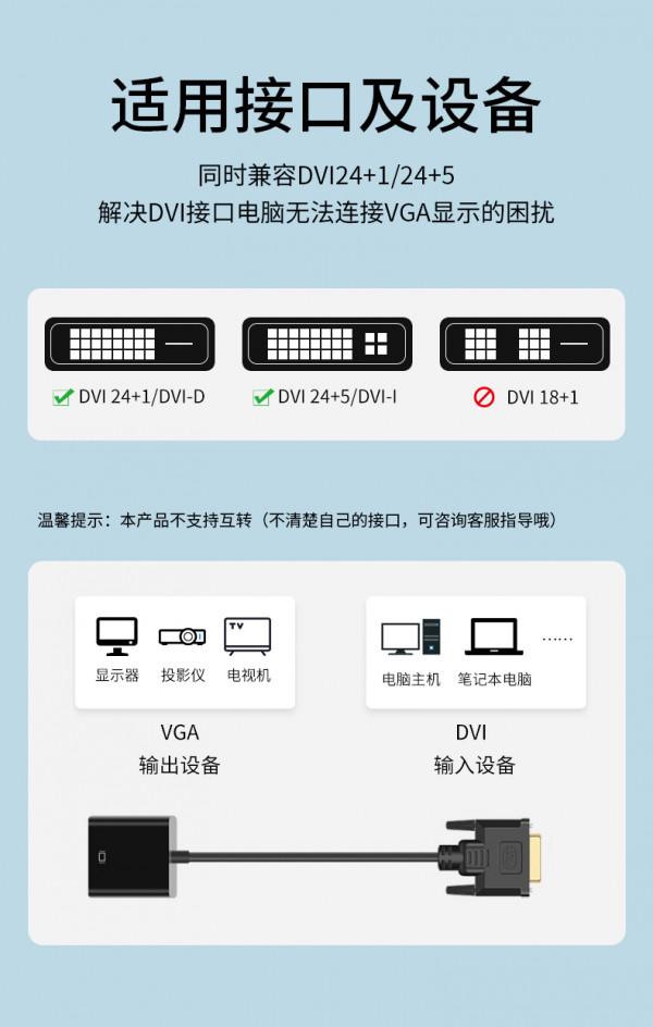 ​快刀客DVI轉VGA轉換器