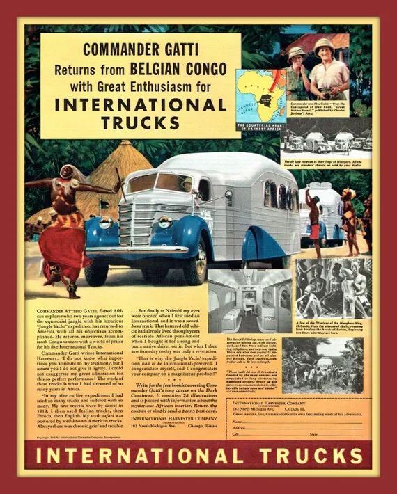 陪伴探險家馳騁非洲大陸的1938年豪華旅居房車,目前下落不明 陪伴探險家馳騁非洲大陸的1938年豪華旅居房車,目前下落不明