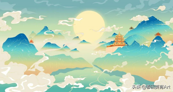 教程丨少兒美術課程《國潮-山水》 教程丨少兒美術課程《國潮-山水》