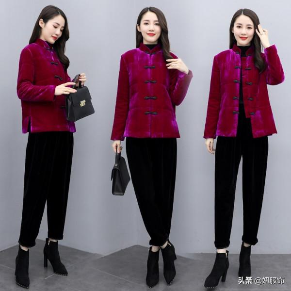 中國風穿搭：這幾款復古大氣的唐裝棉衣棉服，氣質又充滿著優雅範