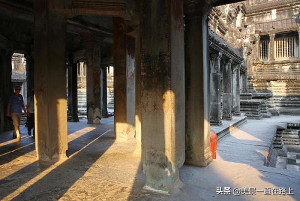 意象裡的吳哥4—吳哥窟，傍晚遠去的血色背影