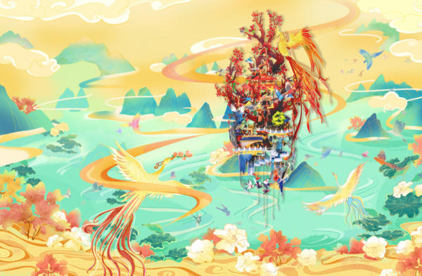 百鳥之王鳳凰—百鳥朝鳳