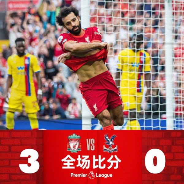 2-0登頂！利物浦1億歐巨星踢瘋了，創2大紀錄，列英超射手榜首位