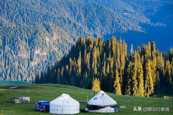 新疆哈薩克族的氈房