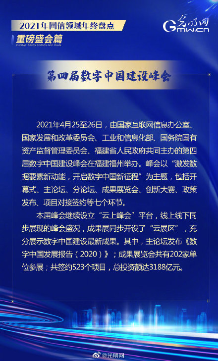 2021年這些重要盛會引領我國網際網路創新發展