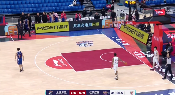 羞辱？剩7秒領先12分，郭昊文為李春江出氣秀扣籃，被批沒素質