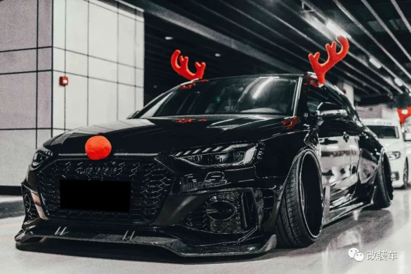 玩過十幾臺車後打造寬體黑武士奧迪A4 Avant，RS4車主看了都點贊