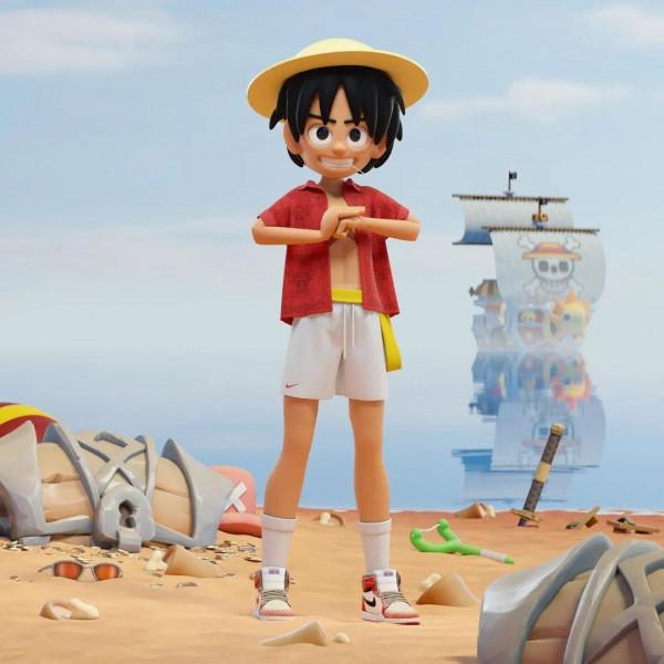 CG大法好!把侃爺、村上隆、路飛等形象做成3D模型 CG大法好!把侃爺、村上隆、路飛等形象做成3D模型