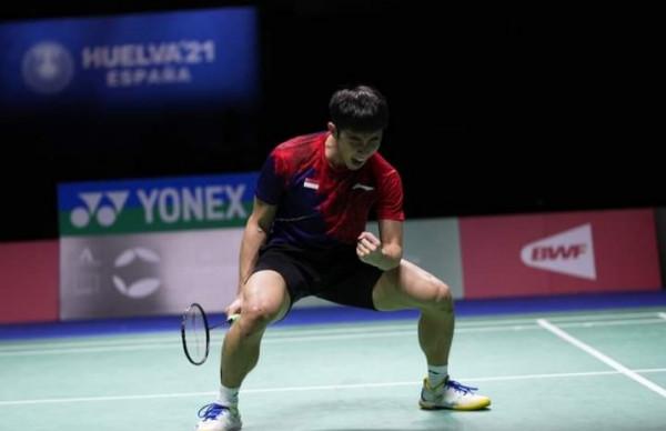 二〇二一年羽壇最大黑馬，奪得世界羽球錦標賽男單冠軍