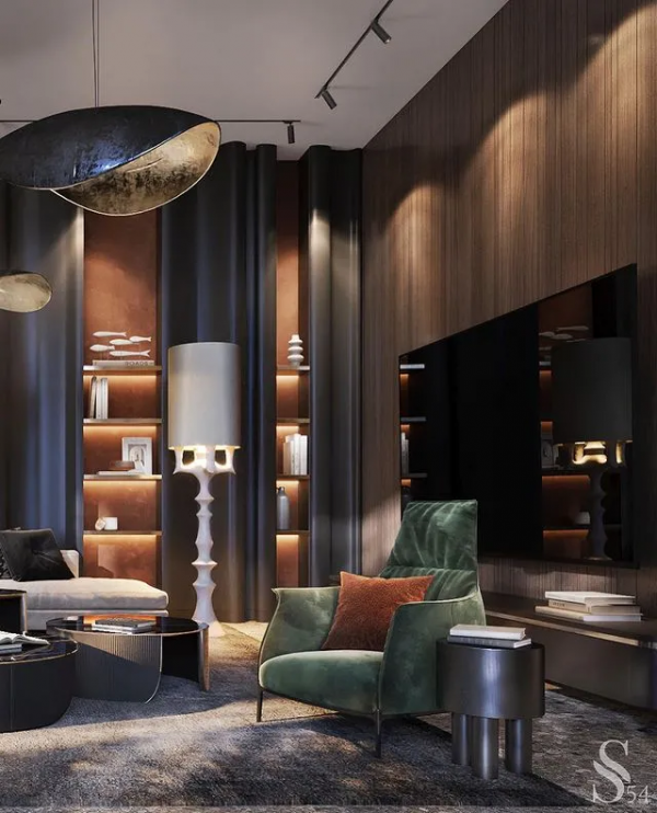 900㎡，大膽的奢華風