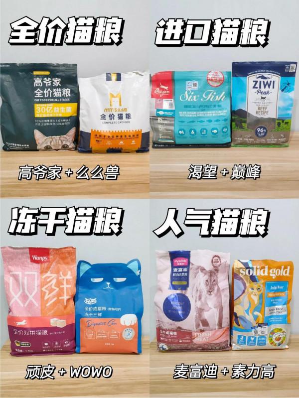 各類貓糧整理｜還不知道給你家主子吃什麼了