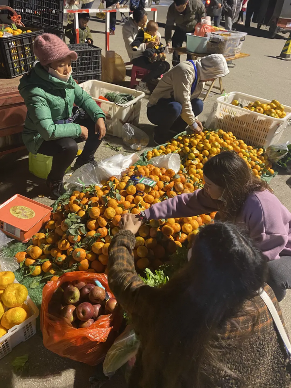雲南紅河蒙自，大樹寨夜市