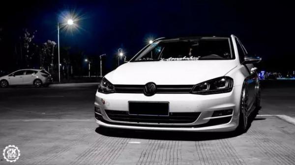 蘇州車友丨簡單幹淨的車子最美，大眾7代高爾夫改裝案例