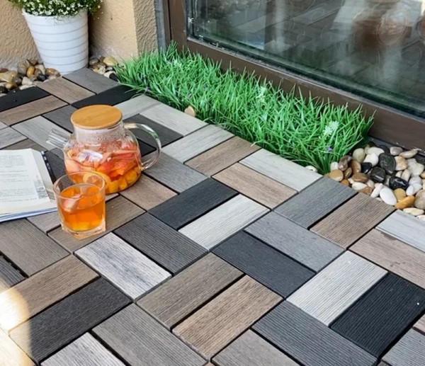 陽臺鋪瓷磚過時了，年輕人流行這麼裝，整潔美觀，太高明瞭