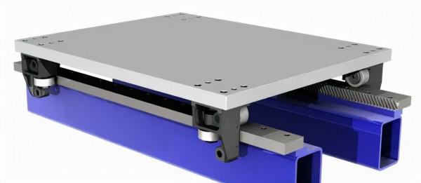 機器人第七軸的滾輪導軌