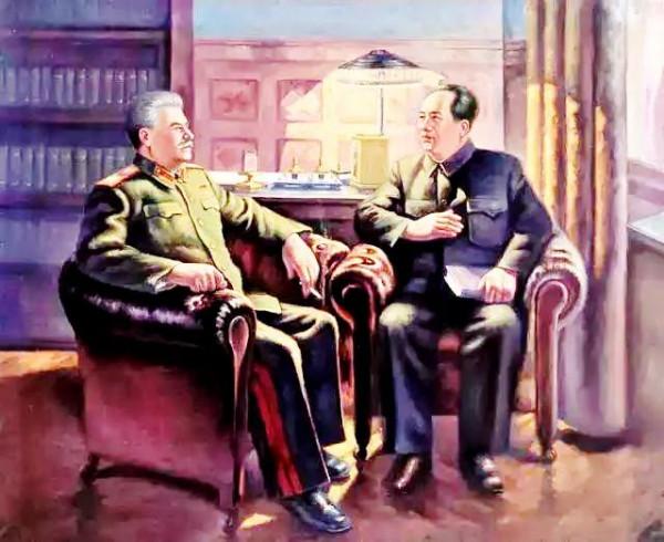 緬懷毛主席——美術作品之毛澤東在建國初期