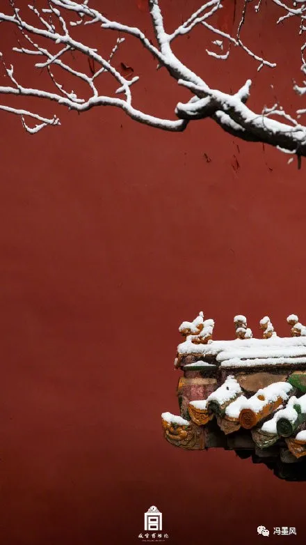 當故宮遇上今年第一場飄雪