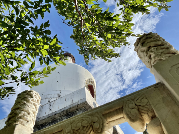 “北京藍”又上線，北海瓊華觀白塔，洗眼大片來了