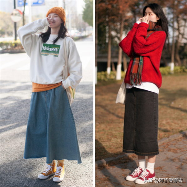 穿“套衫+半身裙”的季節來了,冬天這樣搭配,比你想象中要好看 穿“套衫+半身裙”的季節來了,冬天這樣搭配,比你想象中要好看