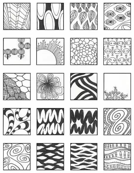 分享 | 黑白裝飾畫靈活運用多種表現方式