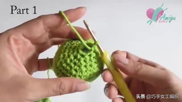 用零線就把蔬菜水果鉤得如此逼真，比新鮮的還要美