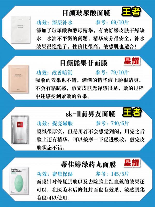 面膜裡面的段位你都瞭解清楚了嗎？