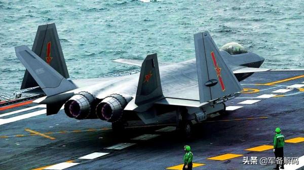 F-35C部署在即，資料推演中美艦載機，重型制空機成中國未來首選