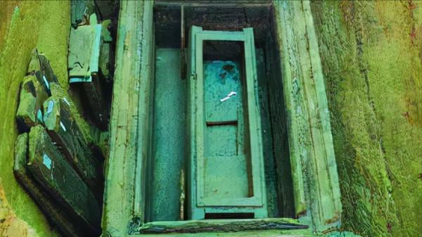 河南郭莊村發現楚國流沙墓，防盜措施很是高明，主人身份至今成謎