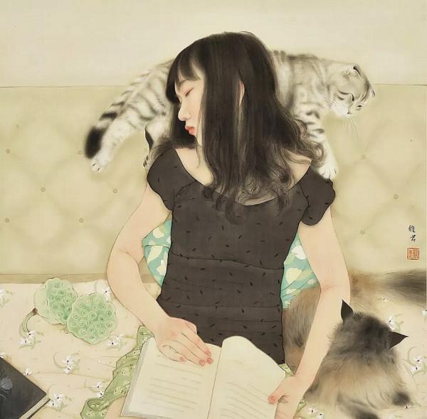 細緻的線條——畫家何馥君工筆人物作品欣賞 細緻的線條——畫家何馥君工筆人物作品欣賞