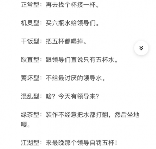 “國企面試”問題：你有6杯水，卻來了7個人，你該怎麼辦？
