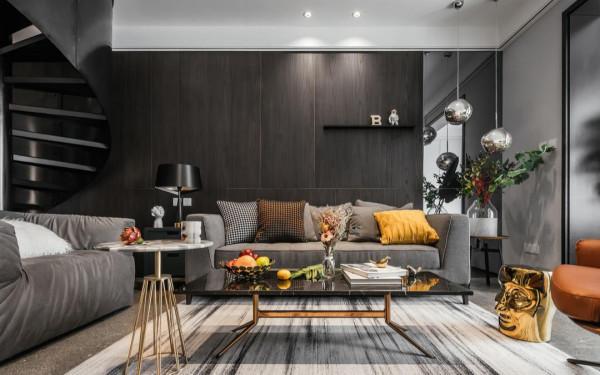 男導遊的家，用基礎的圖形加線條，裝扮出令人嚮往的家