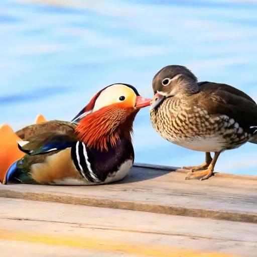 鴛鴦鳥精美圖片
