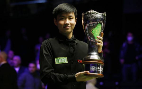 趙心童5-3三屆世錦賽冠軍，狂轟134-0、84-0，範爭一5-2世界第43