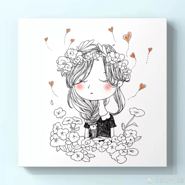 3分鐘教會你超簡單可愛又清新的小女孩簡筆畫,這波教程附步驟圖 3分鐘教會你超簡單可愛又清新的小女孩簡筆畫,這波教程附步驟圖