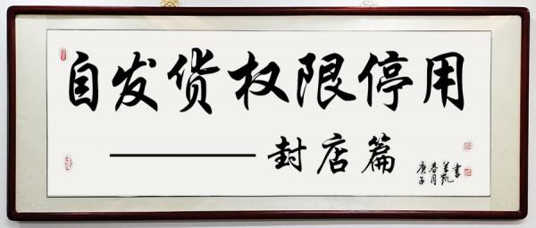 亞馬遜自發貨許可權停用——封店篇