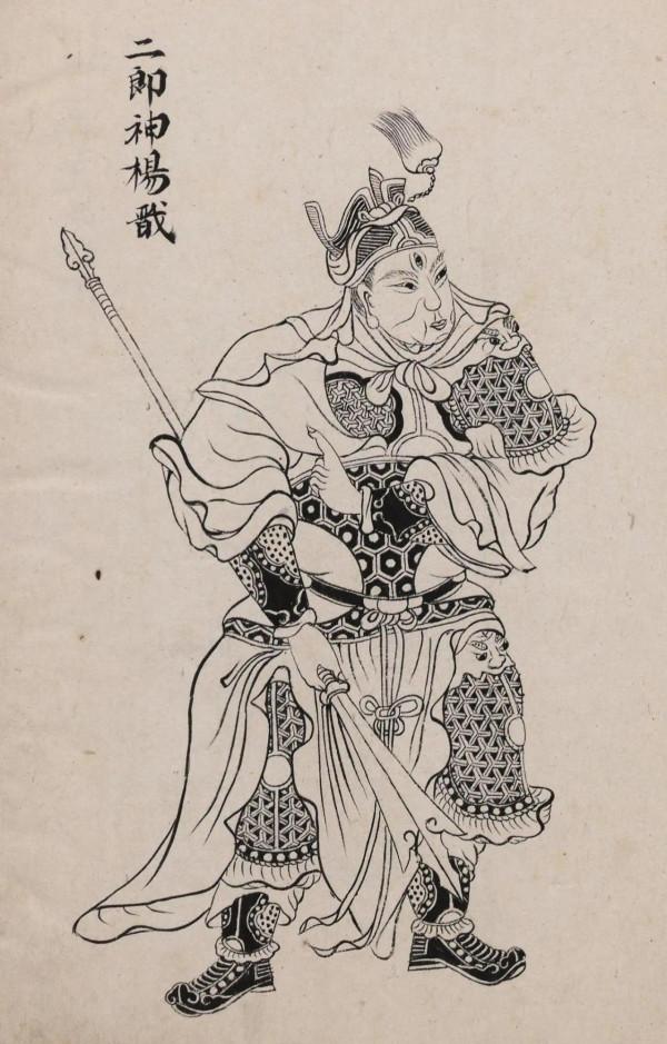 高畫質桌布（226）：二郞神楊戩，尊號清源妙道真君、二郎顯聖真君