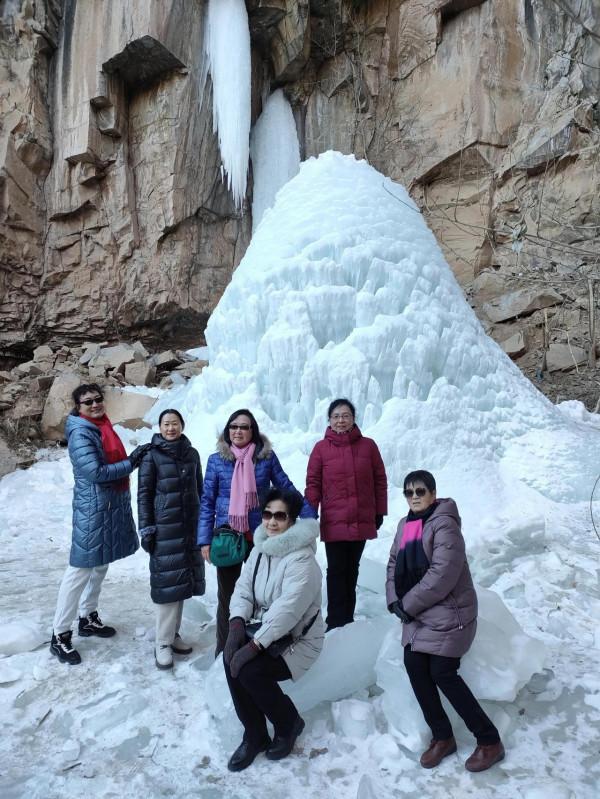 宣化滴水崖此時景觀好看了，溫馨提示