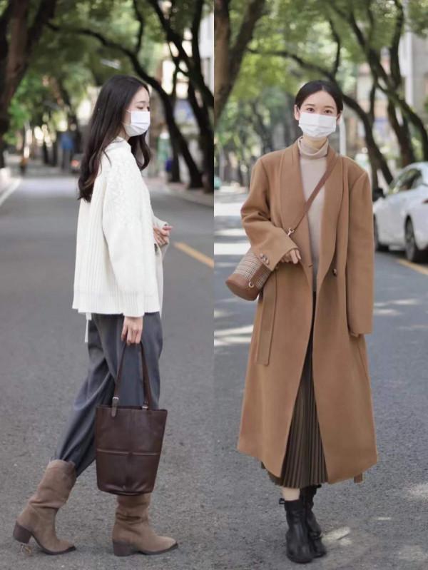 冬天才是穿“裙子”的季節，洋氣保暖，幾組搭配look，照穿就很美