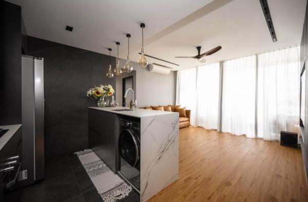 判斷一個家高不高階，不是隻看面積，他家91㎡做到了大平層的效果