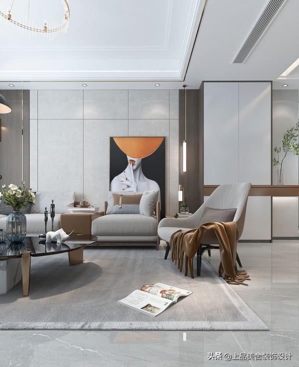 江蘇夫婦將兩套房打通，以現代時尚為格調，卻裝出大豪宅的視覺感