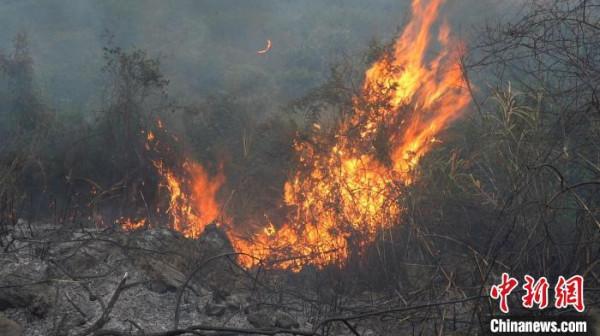 緊急馳援滅山火——南部戰區空軍某部處置突發火情側記 緊急馳援滅山火——南部戰區空軍某部處置突發火情側記
