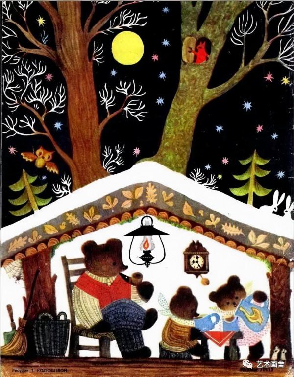 兒童畫素材｜冬天快來啦！小動物準備冬眠啦