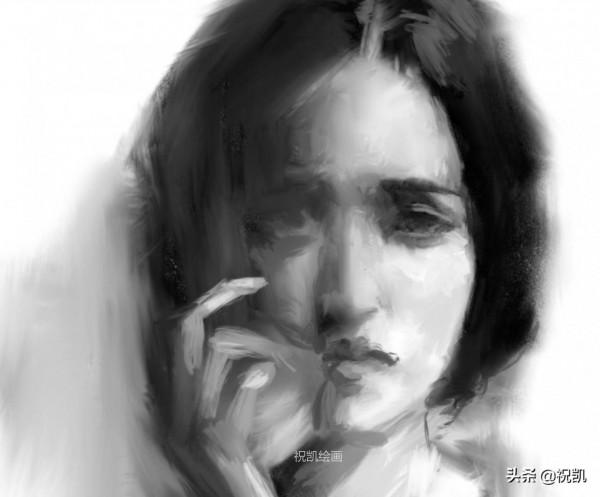 畫不多說｜人物素描「蘋果與沐恩」繪畫步驟圖