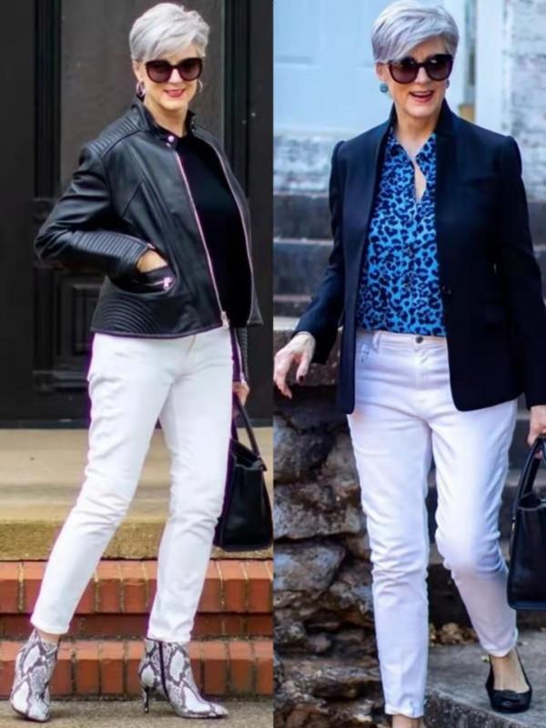 60+胖奶奶比年輕人還會穿，出街時髦又高階，她的穿衣秘訣是什麼