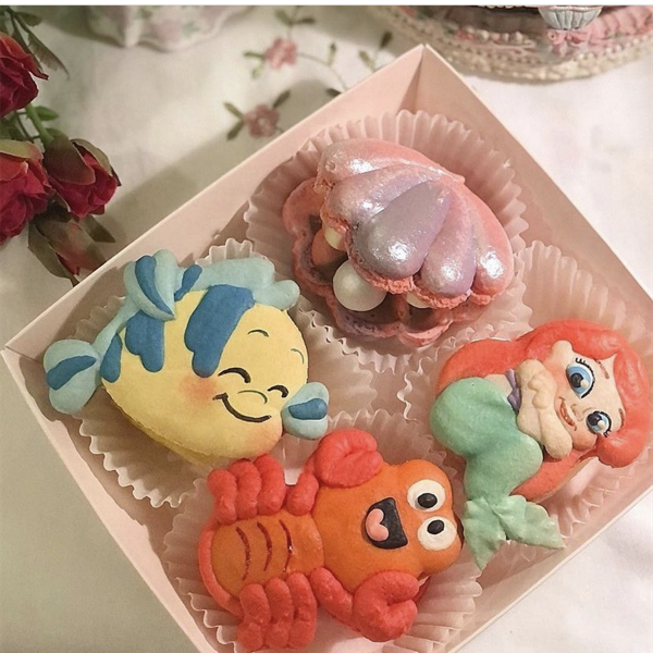 馬卡龍也可以做成動漫的造型,如此可愛的模樣,你捨得把它吃掉嗎 馬卡龍也可以做成動漫的造型,如此可愛的模樣,你捨得把它吃掉嗎
