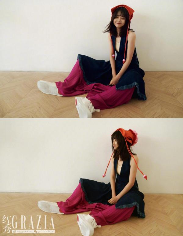 譚松韻紅秀封面，短髮真的好好看，不一樣的風格